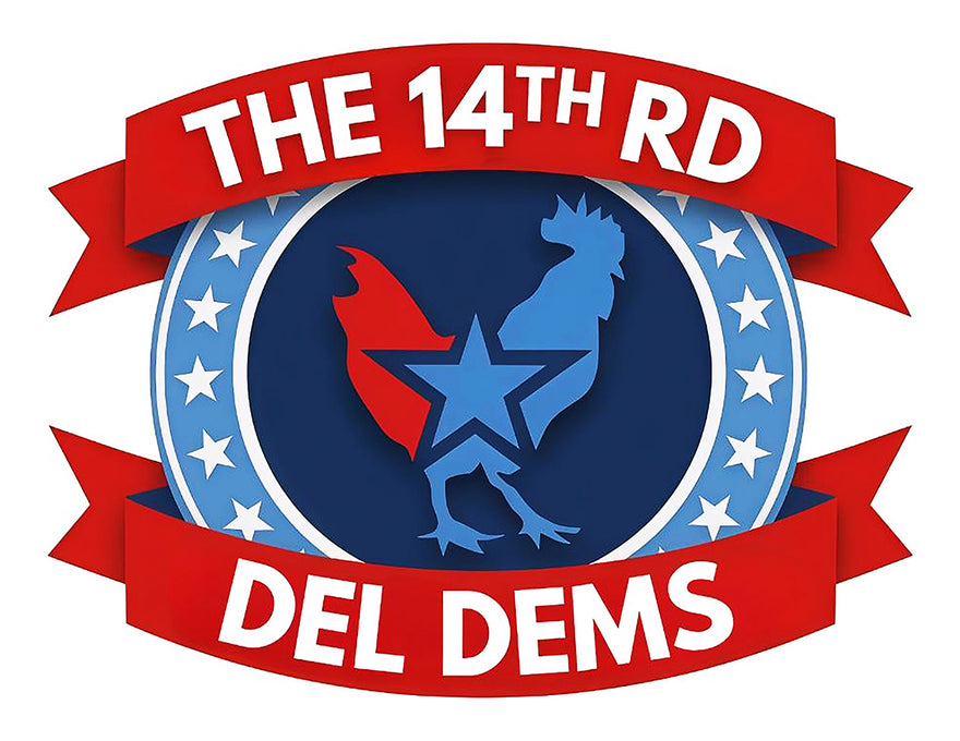 Buy ash 14th RD Delaware Logo Tee
