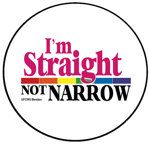 Straight Not Narrow Pin