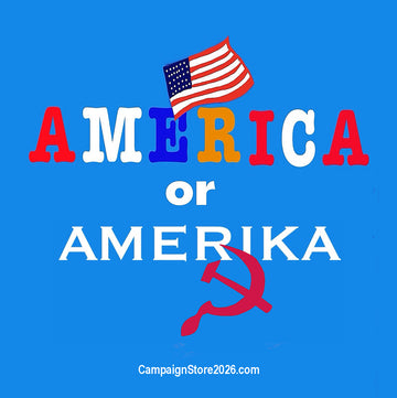 America Or Amerika Bumper Sticker