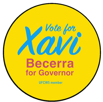 Vote For Xavi Campaign Pin