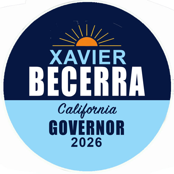 Xavier Becerra California Governor Pin