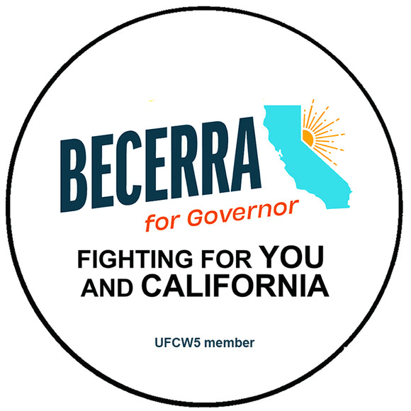 Becerra Fighting For You Pin