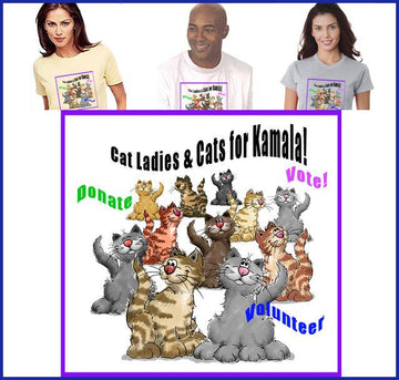 Cat Ladies for Kamala Tee