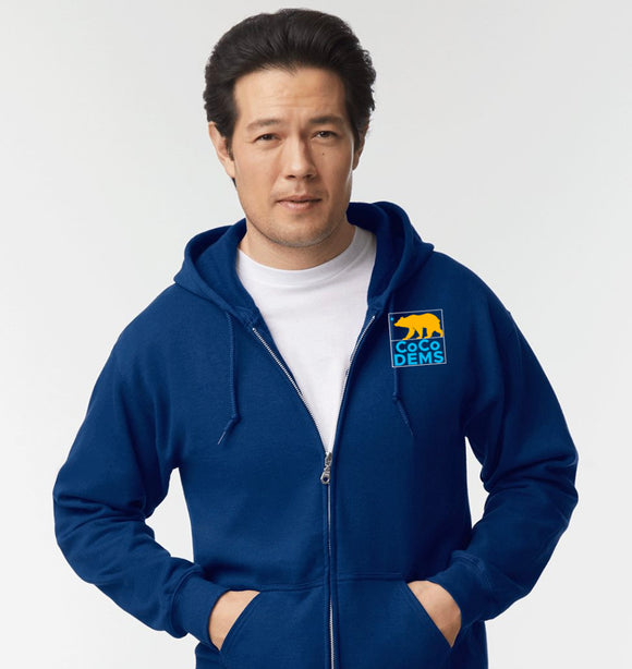 Contra Costa Dems Full Zip Hoodie