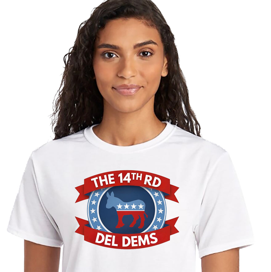 Buy ash Delaware Democrats Tee