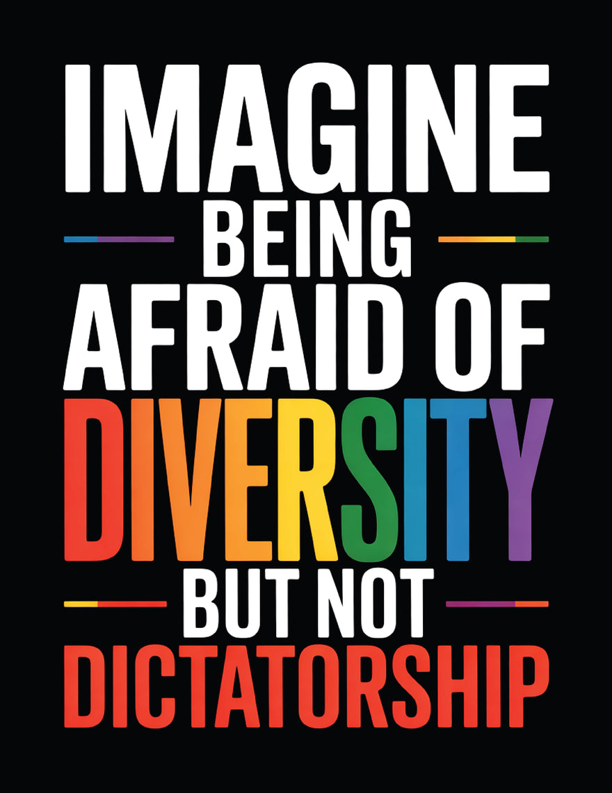 Buy ash Afraid of Diversity Tee