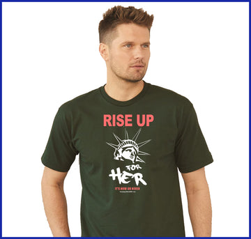 Rise Up For Her Black Tee