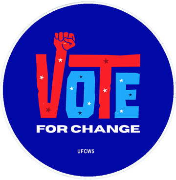 Vote For Change Pin