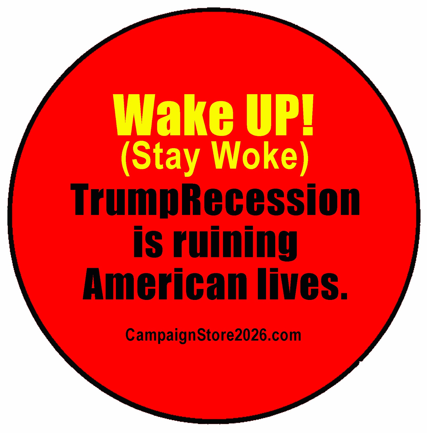Wake Up, Stay Woke Pin