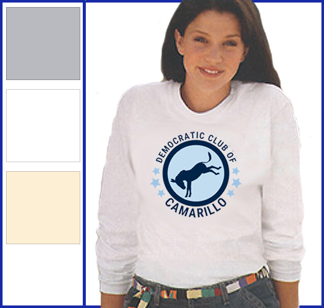 Buy ash Democratic Club of Camarillo Long-Sleeve Tee