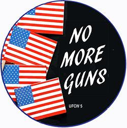 No More Guns Flag 2 Tee