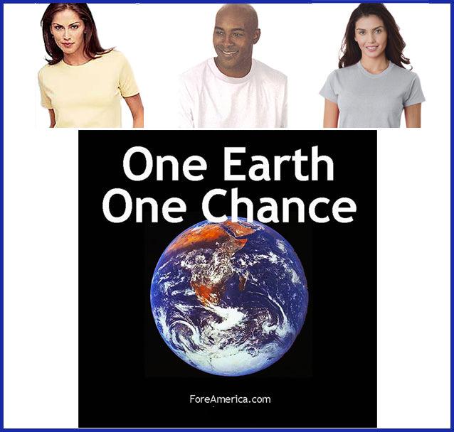Buy ash One Earth, One Chance Tee
