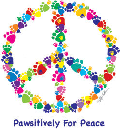 Karen Olsen Pawsitively For Peace Tote