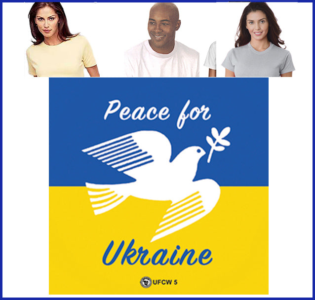 Buy ash Dove of Peace for Ukraine Tee