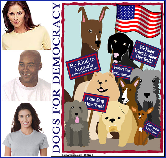 Buy ash Dogs For Democracy Tee