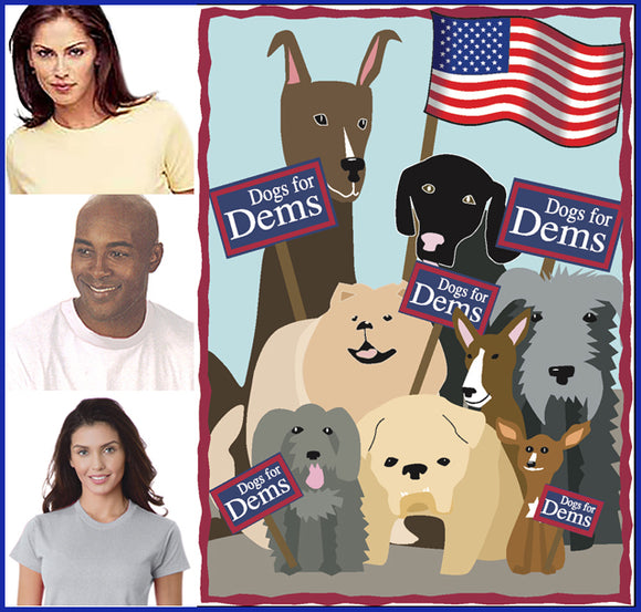 Dogs For Dems Tee